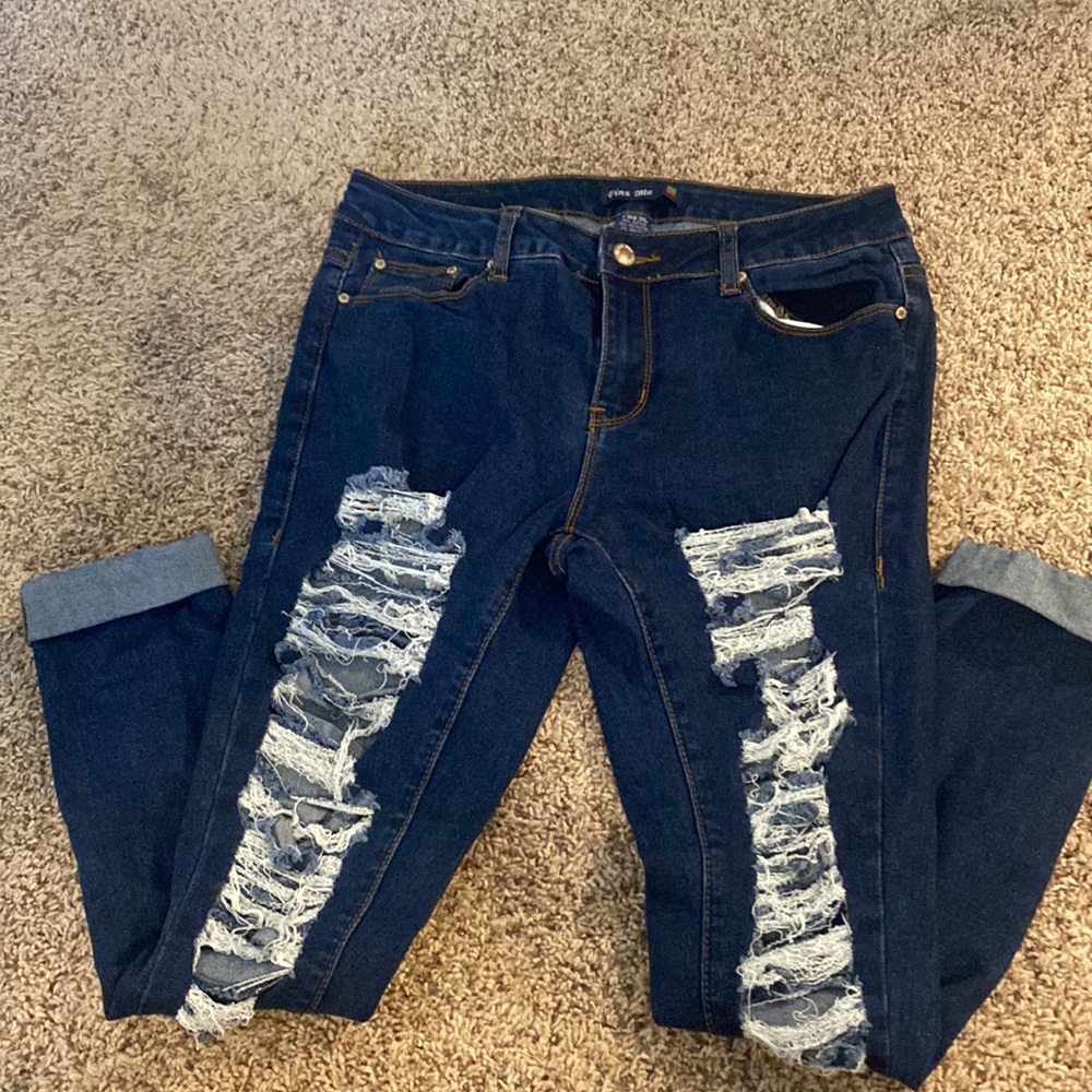 Distressed Jeans